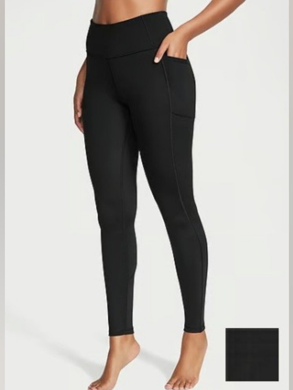 Victoria's Secret Black High-rise Pocket Leggings